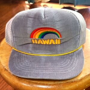 Vintage Hawai'i Rainbow Corduroy Hat